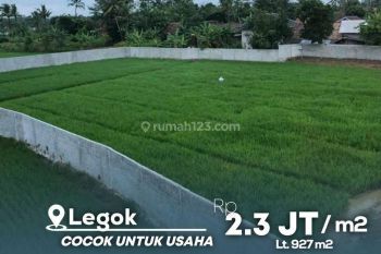 Jual Segera Tanah Datar Cocok untuk Usaha/ Pabrik/ Workshop di Legok