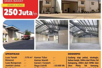 Gudang Katapang Indah Lestari, Bandung, 579 m²