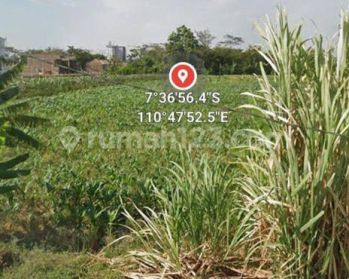 Dijual Lahan Zona Kuning Luas 5.800m2 Lokasi Kudu Baki Sukoharjo