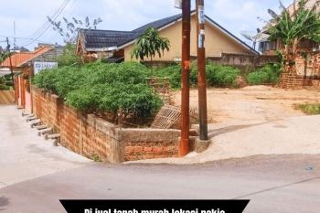 Di jual tanah murah siap bangun lokasi jalan bhakti pakjo