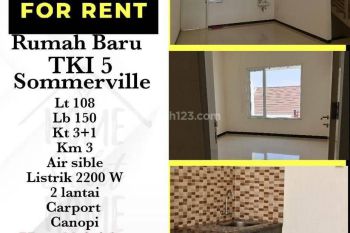 Disewakan Rumah Baru TKI 5 Sommerville Bandung