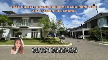 Jual Rumah Chandraresmi Baru Renovasi Ada Taman Belakang