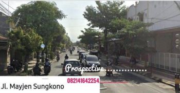 JUAL Tnah+Bangunan LD 17 mtr, Mayjen Sungkono-Kota MADIUN Strategis