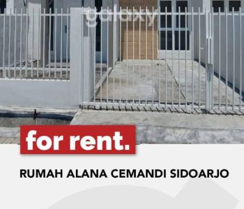 Rumah Baru 1 Lantai Di Alana Cemandi Sidoarjo