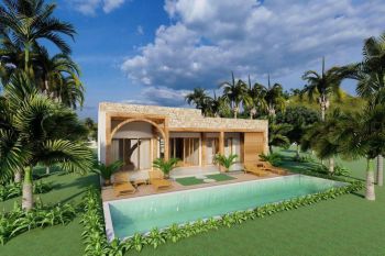 Villa project showcasing cliff 2 bedroom villa in Sunut Lombok