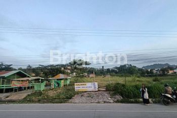 Lahan komersil, strategis pinggir jalan utama