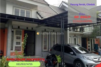 Rumah minimalis di cluster, dekat pasar lembang cileduk Lt.85 Lb.45 Rp.850jt