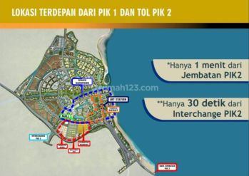 Dijual Kavling Manhattan Uk 20x40 di Pik2