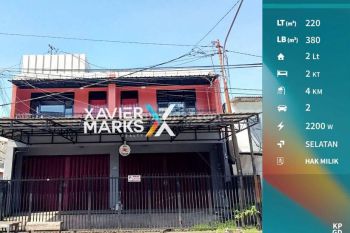 Dijual 2 Ruko Sebelahan di Jl Nusakambangan Klojen Malang