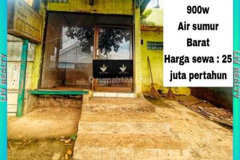 Disewakan tanah beserta bangunan, pinggir jalan.