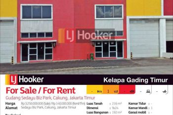 Gudang Green Sedayu, Bizpark Cakung, Jakarta Timur