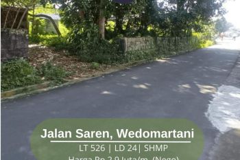 Tanah Pekarangan Dekat Pasar Saren Lokasi Strategis Akses Aspal