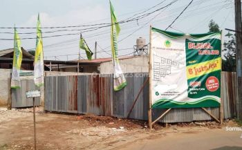 Tanah Kavling di Caman Jatibening akses mobil bebas banjir