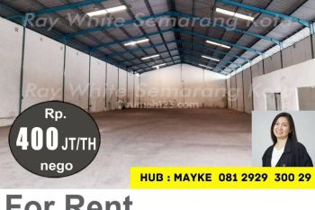 Gudang di Kawasan Industri Candi LT 1500 m siap pakai