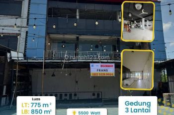 Gedung 3 Lantai Lokasi Strategis Di Jl. Perintis Kemerdekaan