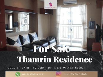 Dijual Apartement Thamrin Residence Type L 1 BR Furnished