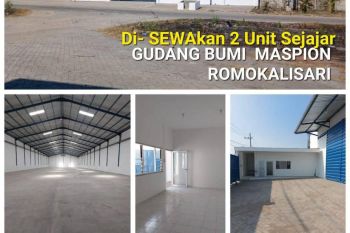 Disewakan 4200 Gudang Surabaya di Bumi Maspion Romokalisari Benowo - 2 Unit BARU
