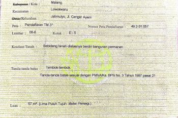 Ruko Dijual Murah di Poros Jalan Cengger Ayam Kalpataru