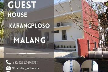 Dijual Guest House Karangploso Berada di Kawasan Kota Wisata Batu di Malang –