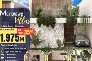 villa harga perdana di jimbaran view langsung GWK bali