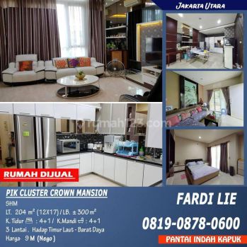 Pantai Indah Kapuk, Cluster Crown Mansion 12x17, Jakarta Utara