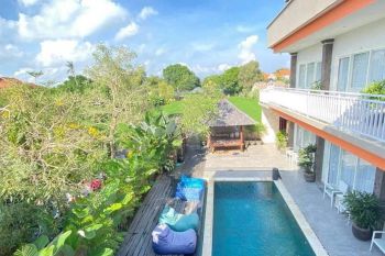 Dijual Guest House 9.6 Are Lantai 3 View Sawah Dekat Echo Beach Canggu