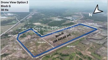 Dijual Tanah Zona Industri Lokasi Karawang Barat Jawa Barat