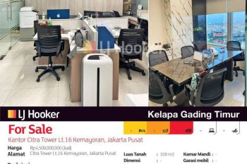 Kantor Citra Tower Lt.16 Kemayoran, Jakarta Pusat