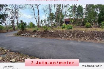 Tanah Kavling Yogyakarta Sleman 5 Menit Dari Bakal Gerbang Tol Ambarketawang SHM