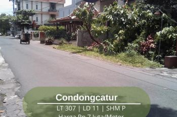 Kawasan Bisnis Tanah Pekarangan Lokasi Strategis di Condongcatur