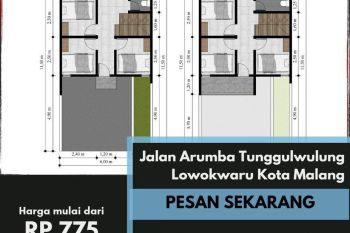 Rumah Daerah Suhat Kota Malang Harga Murah Promo Tahun Baru 2024