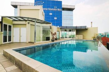 Apartemen Penthouse 1 BR dengan Living Room luas Full Furnished di Baile Tower,