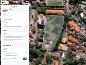 Lahan 30,7 Are Puri Gading Jimbaran Cocok Dibangun Perumahan