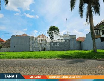 M090 Dijual Tanah Kavling Lingkar Blimbing Indah Araya Golf Malang