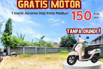 Tanah Pekarangan Madiun,shmp, 1 Menit Ke Asrama Haji Kota Madiun