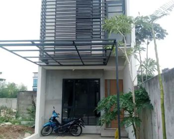 Rumah Syariah 2 Lantai di Depok Cinangka Pinggir Jalan Raya