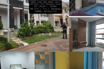 RENT: Rumah sgt bagus, siap huni, ada POOL 3Lt @VBR Pakuwon Indah