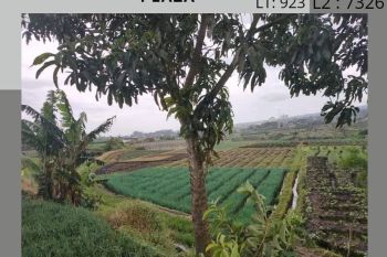 Tanah Luas subur view bagus di Belakang Lippo Plaza Batu
