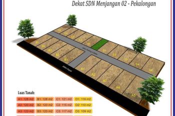 Dijual Tanah Bojong Pekalongan Lokasi 5 Menit RS Ki Ageng Sedayu, Free AJB &