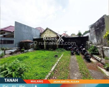 Rumah Hitung Tanah Jalan Kartini Malang Dekat Balai Kota