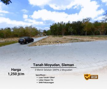 Dekat Studio Alam Gamplong, Tanah Moyudan Sleman