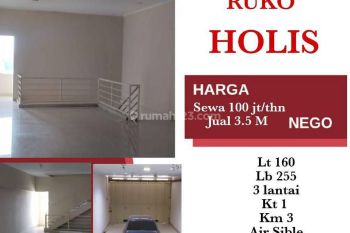 Ruko 3 lantai cocok untuk segala usaha di Holis