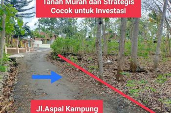 Jual Tanah Murah Strategis Di Bejiharjo Gunungkidul Dekat Wisata Goa Pindul Dan