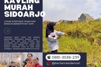 Kavlingan murah siap bangun cepat lokasi stratgis bebas banjir sudah SHM