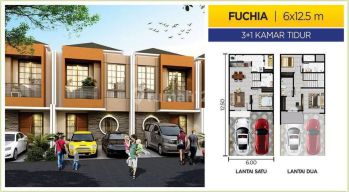 Dijual Rumah Cluster Miami Uk 6x12,5 Posisi Badan di Pik2