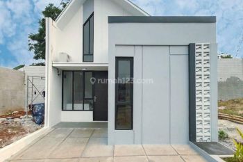 Rumah scandinavian di bambu apus pamulang