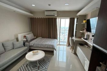 Dujual Furnishes Studio Apartemen The Hive Tamansari Cawang