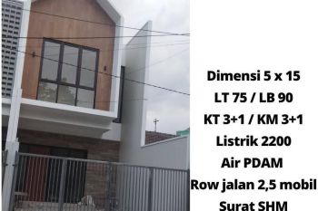 Rumah Baru Minimalis Rungkut Surabaya Murah dkt Tenggilis Jemursari Nginden