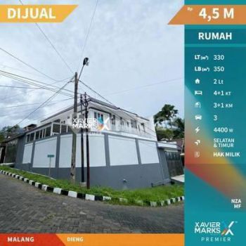 Rumah Mewah Hook di Dieng Kota Malang