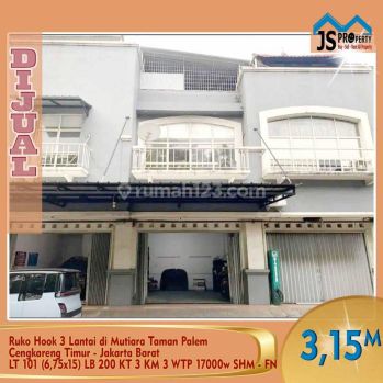 Dijual Ruko 3 Lantai Mutiara Taman Palem Jakarta Barat